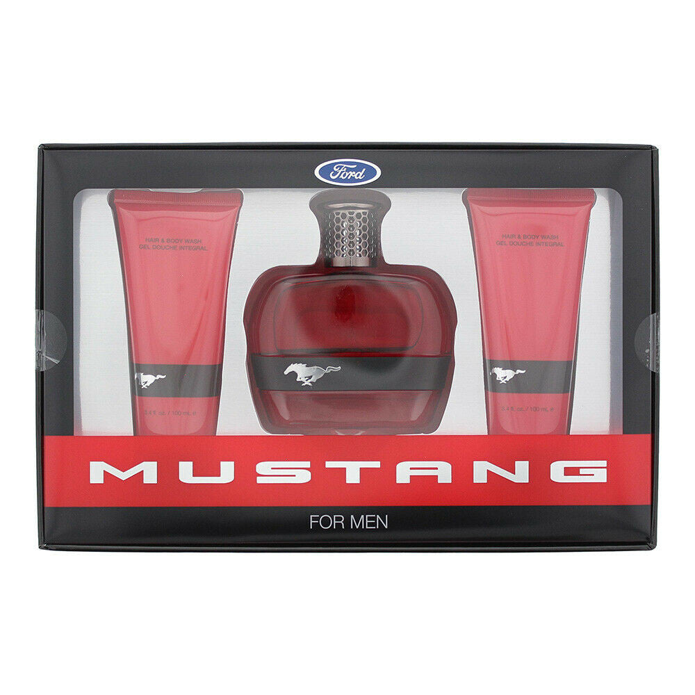 Mustang Gift Set 100ml EDT + 100ml Aftershave Balm + 100ml Shower Gel