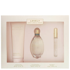 Sarah Jessica Parker Lovely Gift Set 100ml EDP + 10ml Rollerball + Gold Clutch