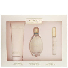 Sarah Jessica Parker Lovely Gift Set 100ml EDP + 10ml Rollerball + Gold Clutch