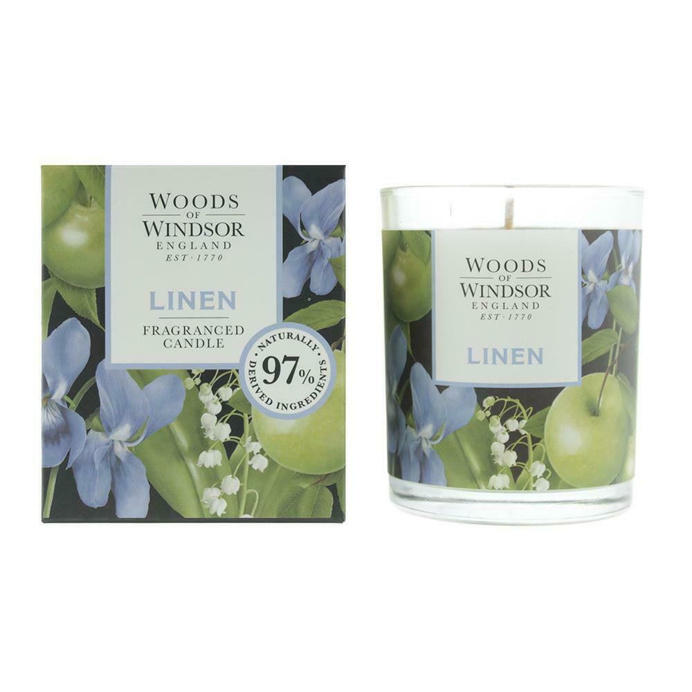 Woods of Windsor Linen Candle 150g
