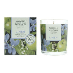 Woods of Windsor Linen Candle 150g