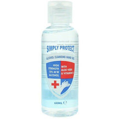 Simply Protect 70% Alcohol Hand Sanitising Gel 60ml