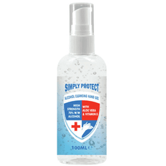 Simply Protect Alcohol Cleansing Hand Gel 100ml