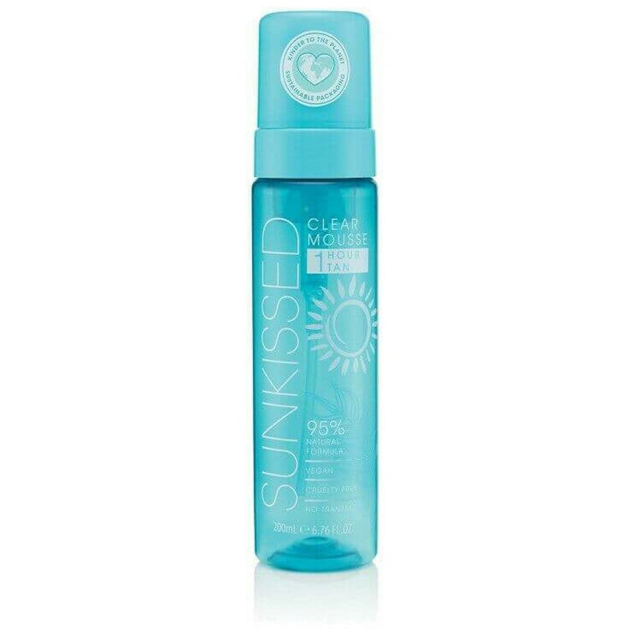 Sunkissed 95 Percent Natural Clear 1 Hour Tan Mousse 200ml