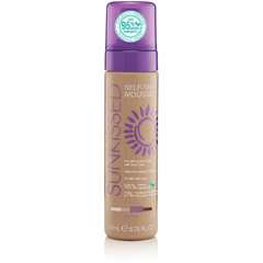 Sunkissed 95 Percent Natural Self Tan Mousse 200ml - Dark
