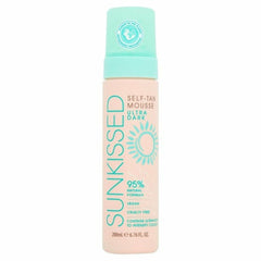 Sunkissed 95 Percent Natural Self Tan Mousse 200ml - Ultra Dark