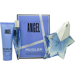 Thierry Mugler Angel Gift Set 50ml EDP Refillable + 10ml EDP + 50ml Body Lotion