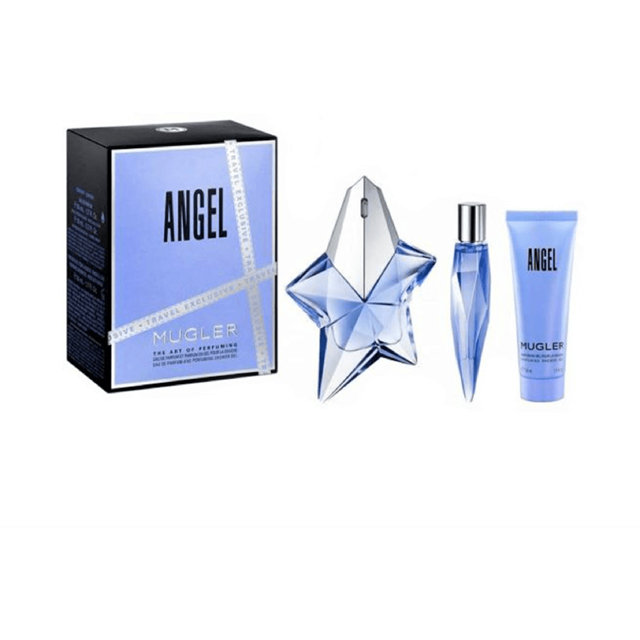 Thierry Mugler Angel Gift Set 50ml EDP Refillable + 10ml EDP + 50ml Body Lotion