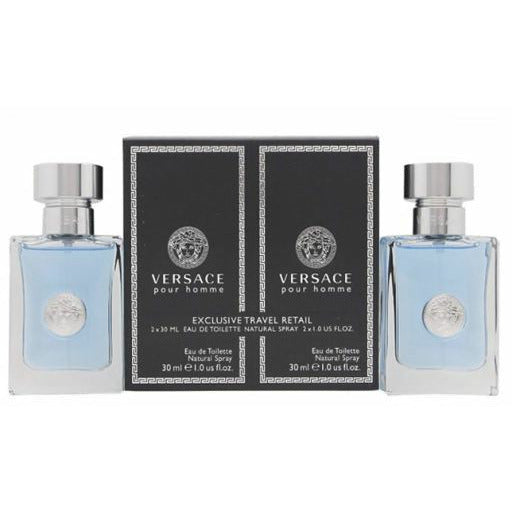 Versace pour Homme Gift Set 2 x 30ml Eau De Toilette Spray