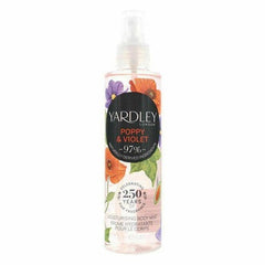 Yardley Poppy and Violet Body Mist 200ml