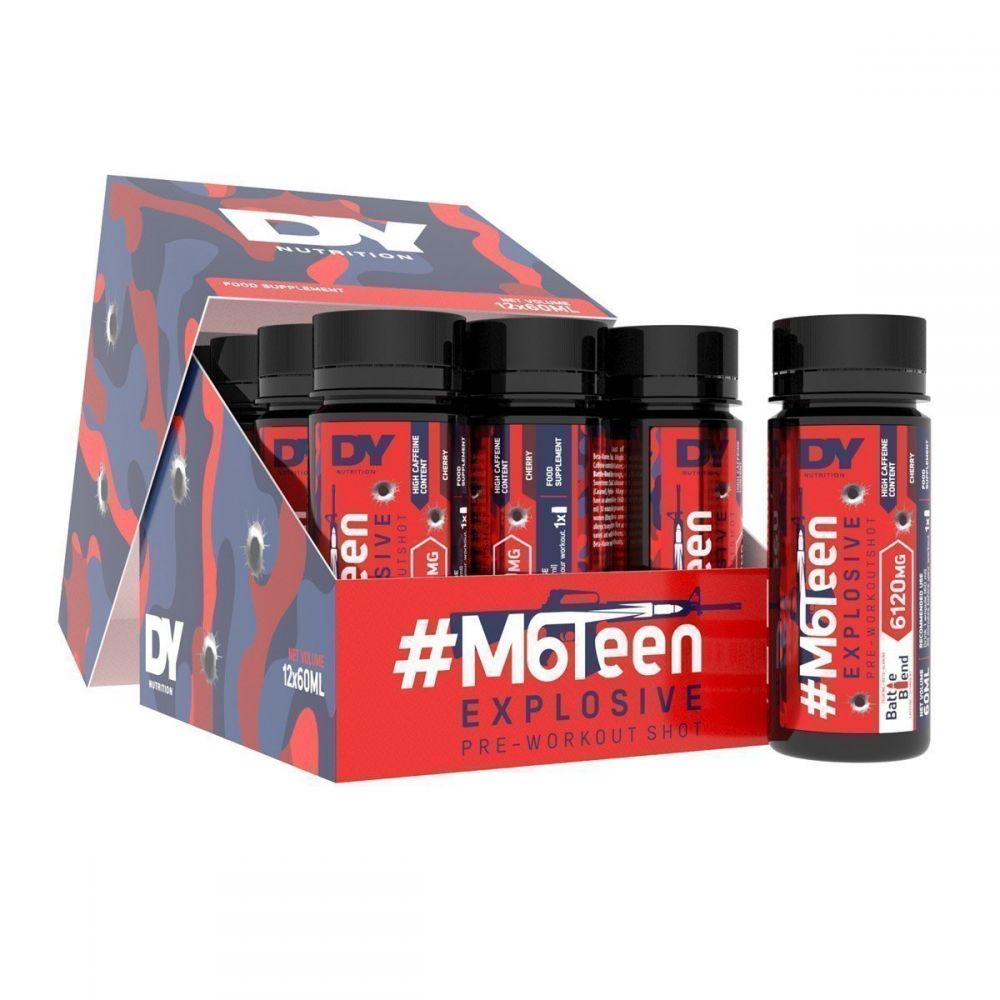 #M6Teen Explosive Pre-Workout Shot, Mojito - 12 x 60ml. - Sense42 Beauty and Health