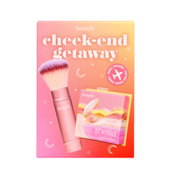 Benefit Shellie Blush Cheek-End Getaway Set 6g Shellie Blush + Multitasking Brush