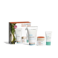 Clarins Hydration Gift Set 125ml Re-Move Purifying Cleansing Gel + 50ml Re-Boost Hydra Energizing Cream + 15ml Re-Charge Hydra Replumping Night Mask