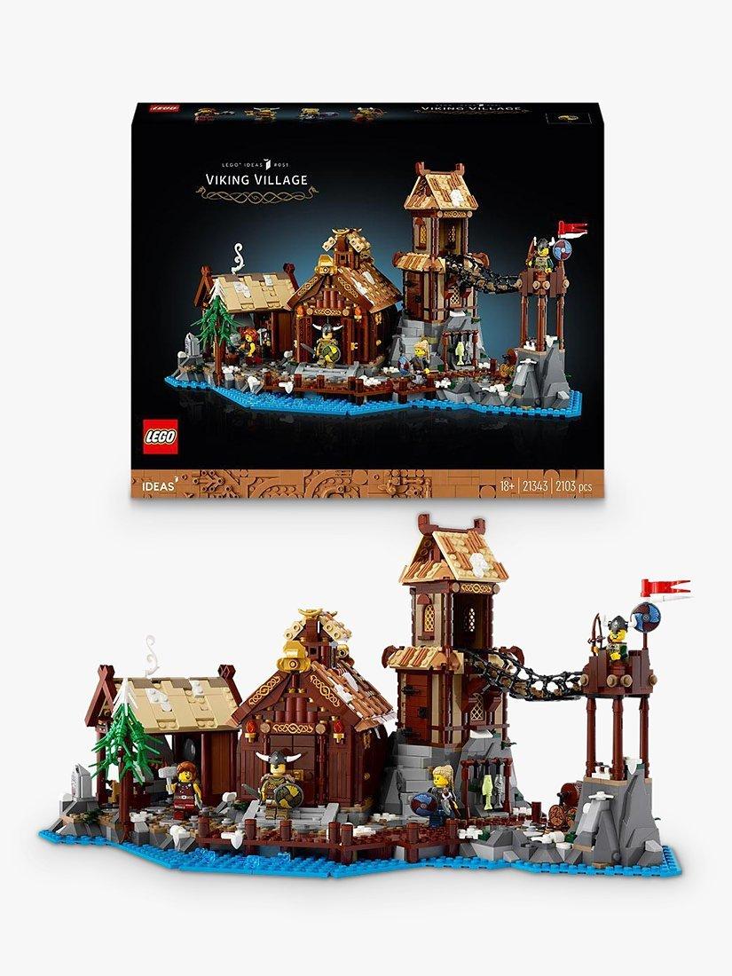 LEGO Ideas Viking Village Large Medieval Building Set 21343