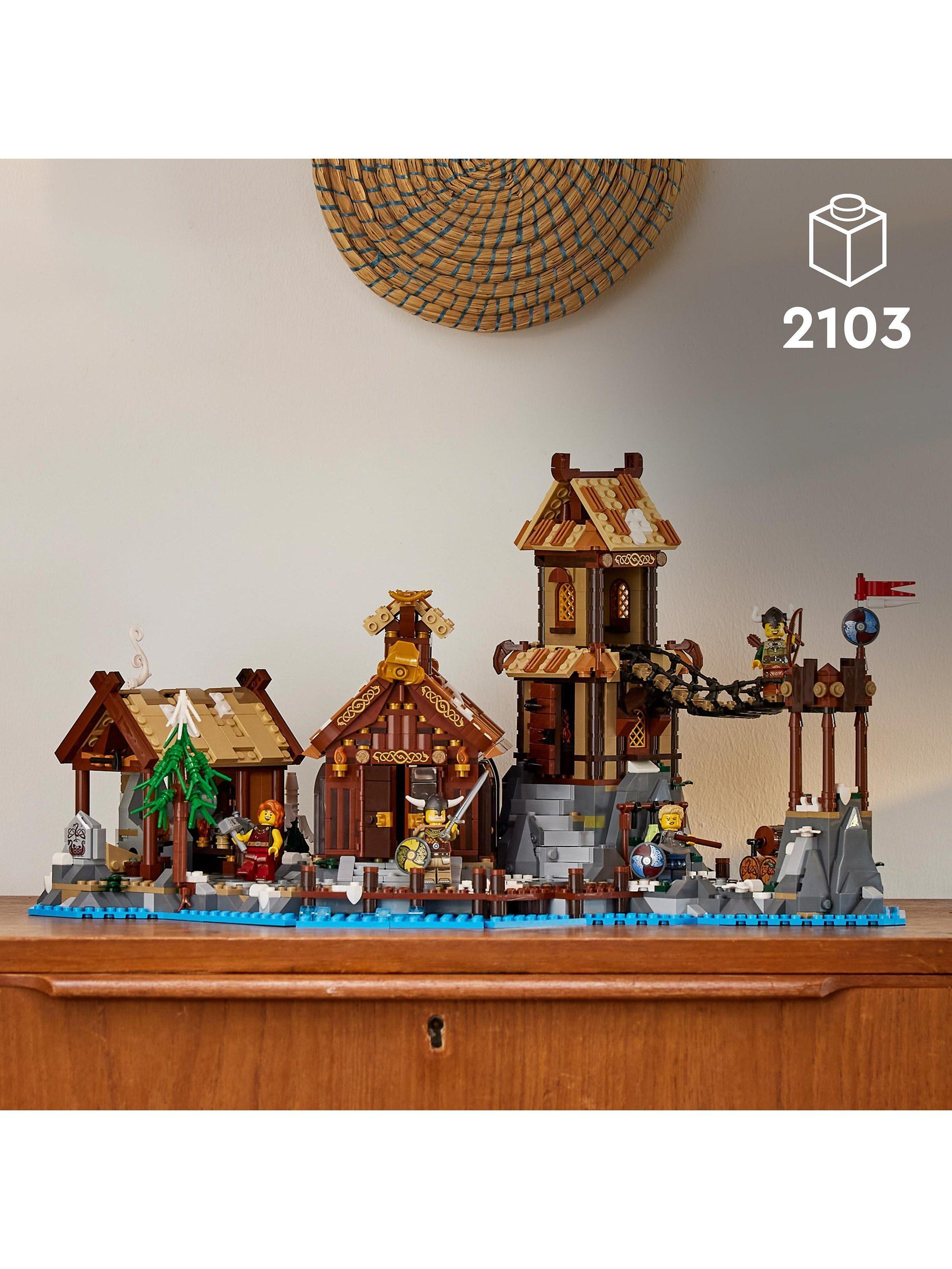 LEGO Ideas Viking Village Large Medieval Building Set 21343