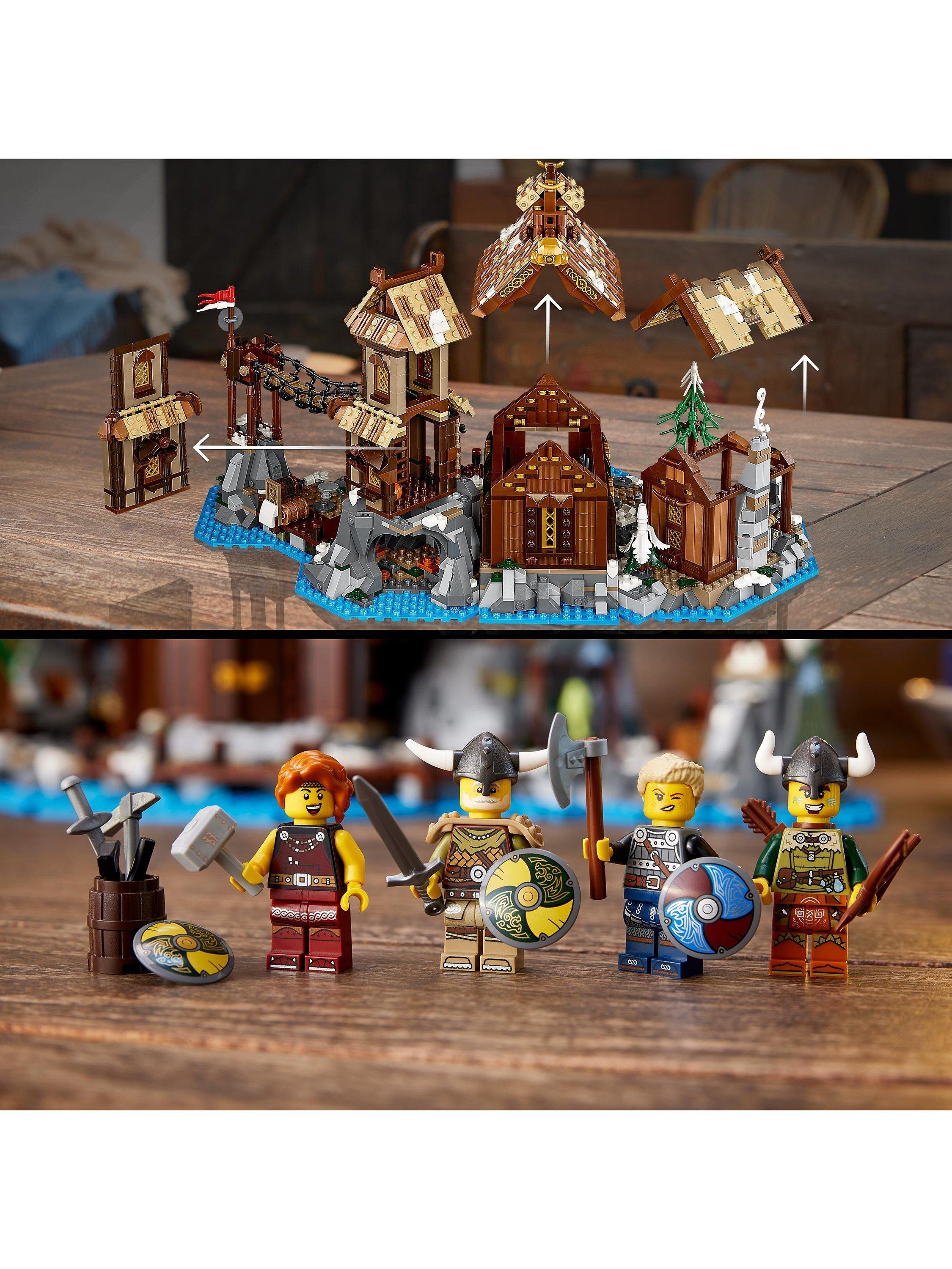 LEGO Ideas Viking Village Large Medieval Building Set 21343