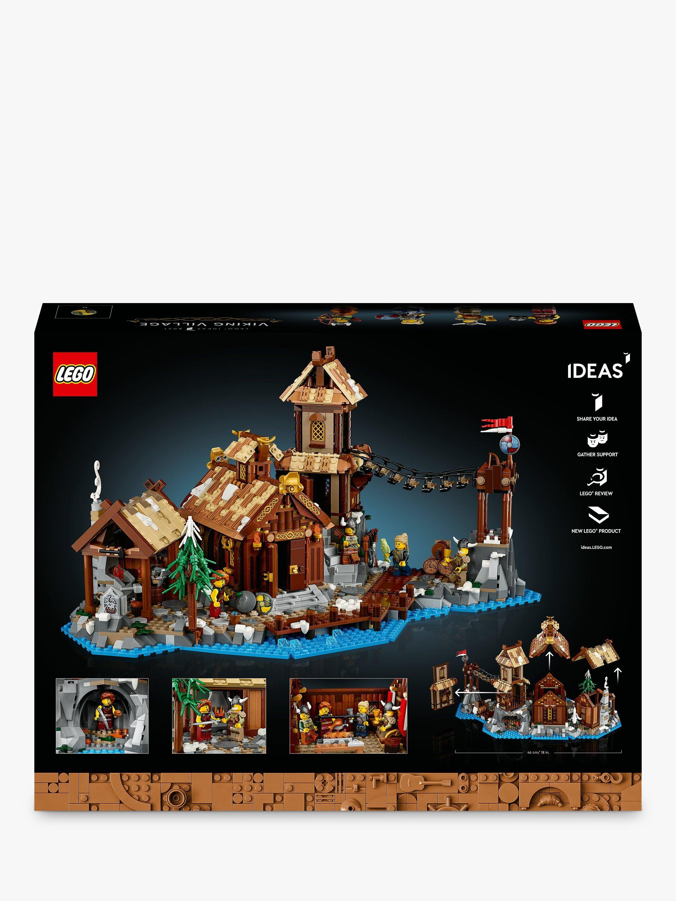 LEGO Ideas Viking Village Large Medieval Building Set 21343