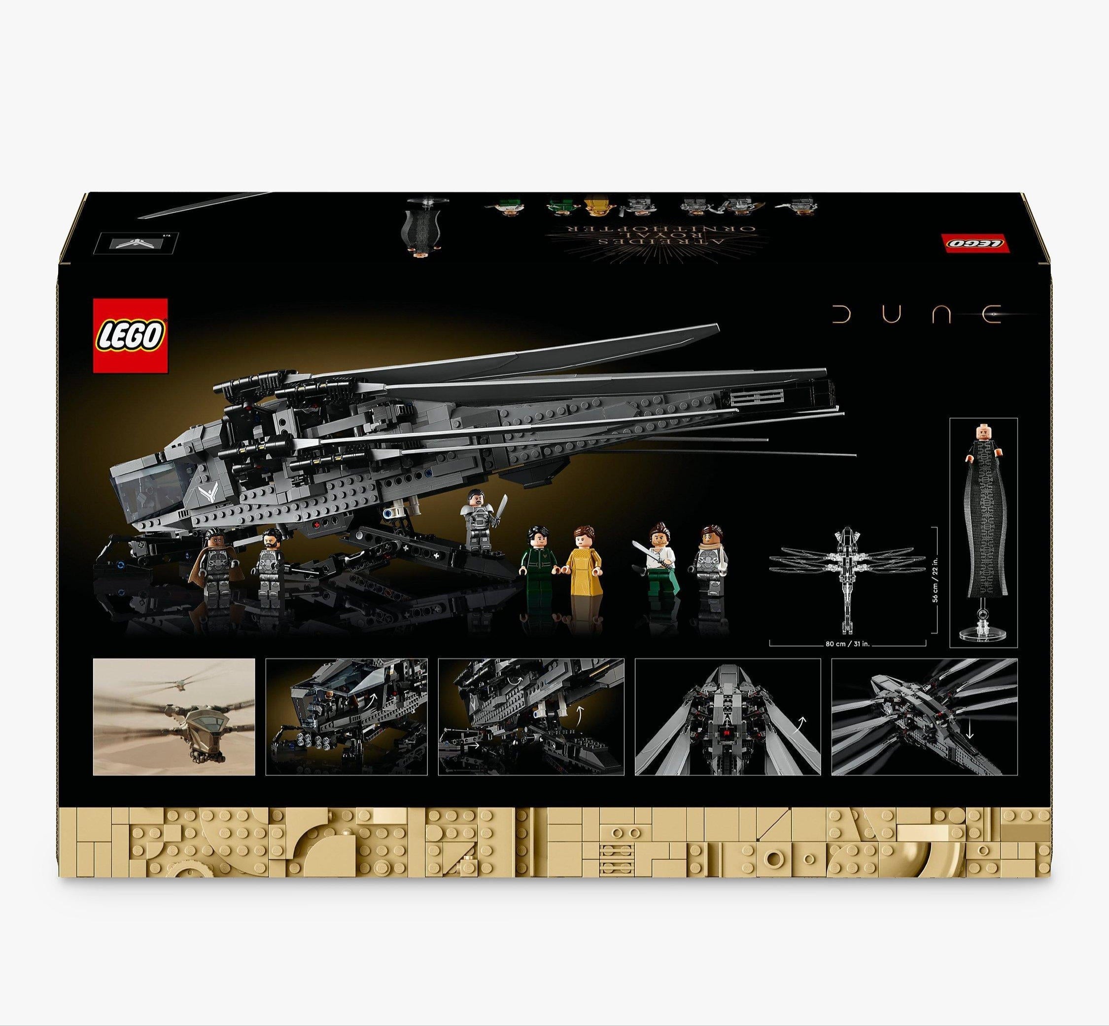 LEGO Icons Dune Atreides Royal Ornithopter Movie Set 10327