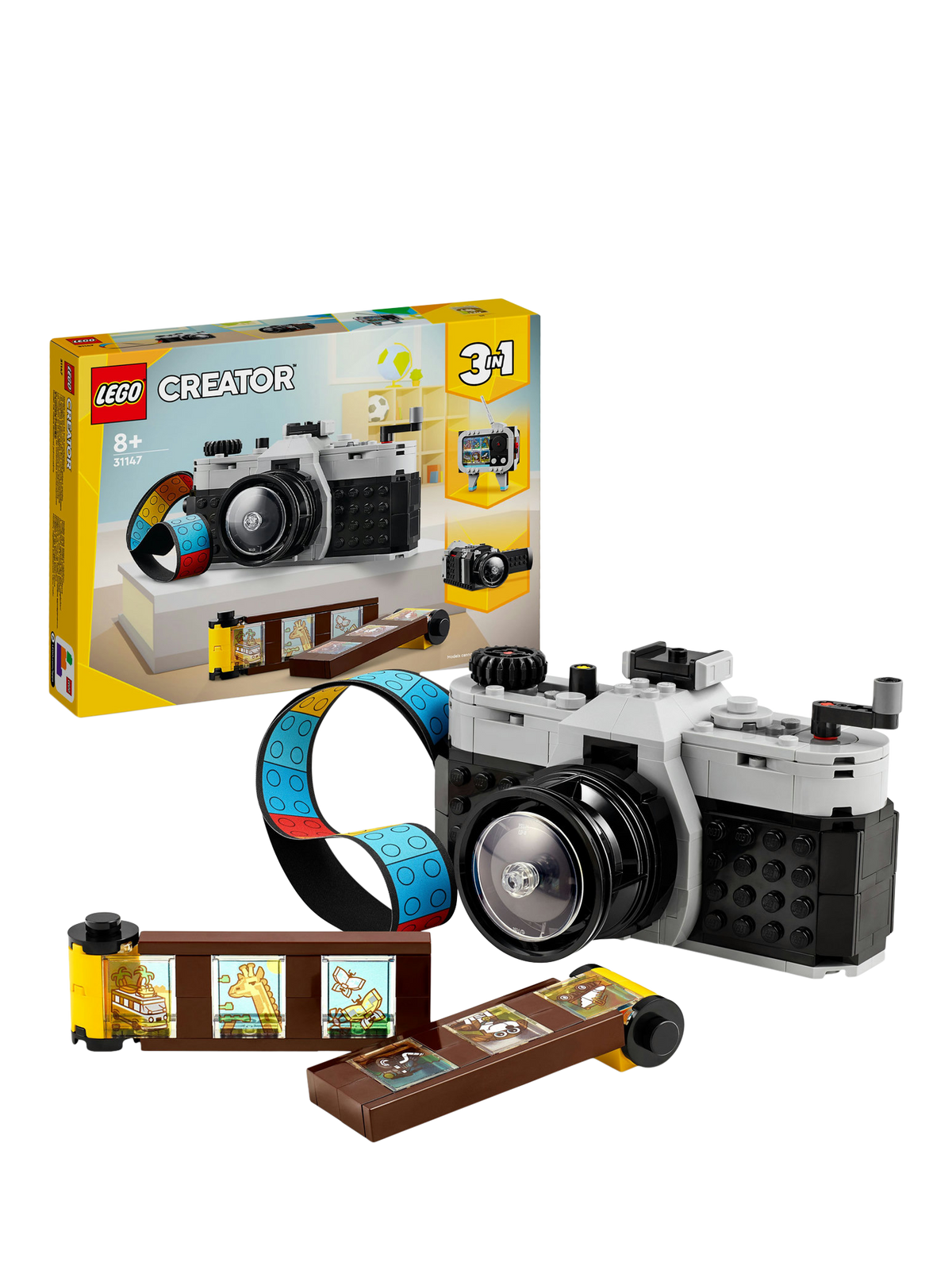 LEGO Creator 3in1 Retro Camera Toy for Girls and Boys 31147