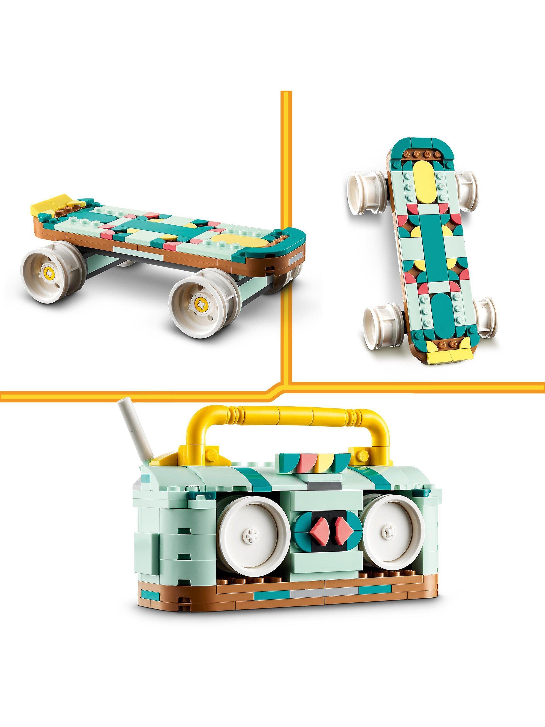 LEGO Creator 3in1 Retro Roller Skate & Toy Skateboard 31148