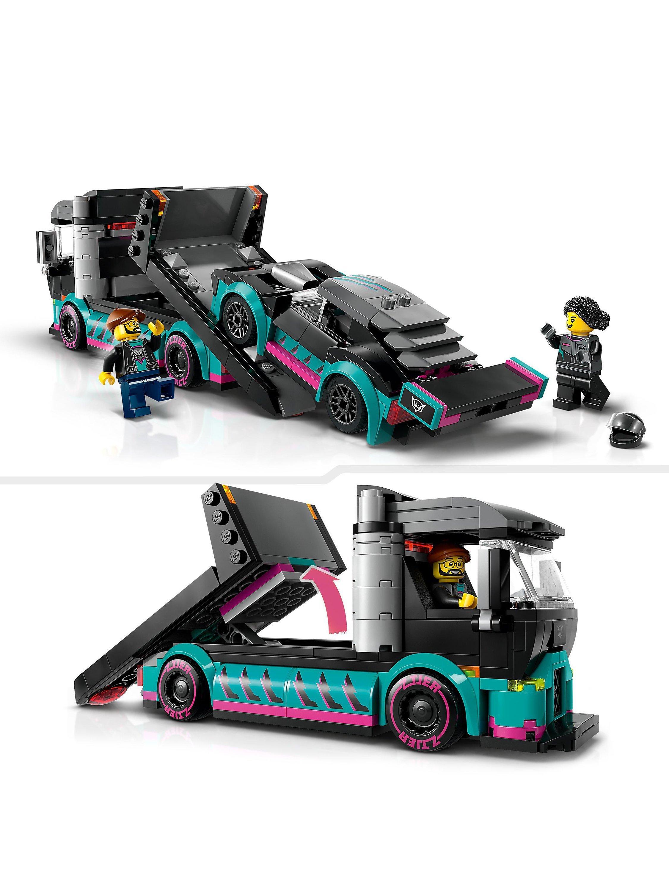 LEGO City 60406 Race Car and Car Carrier Truck