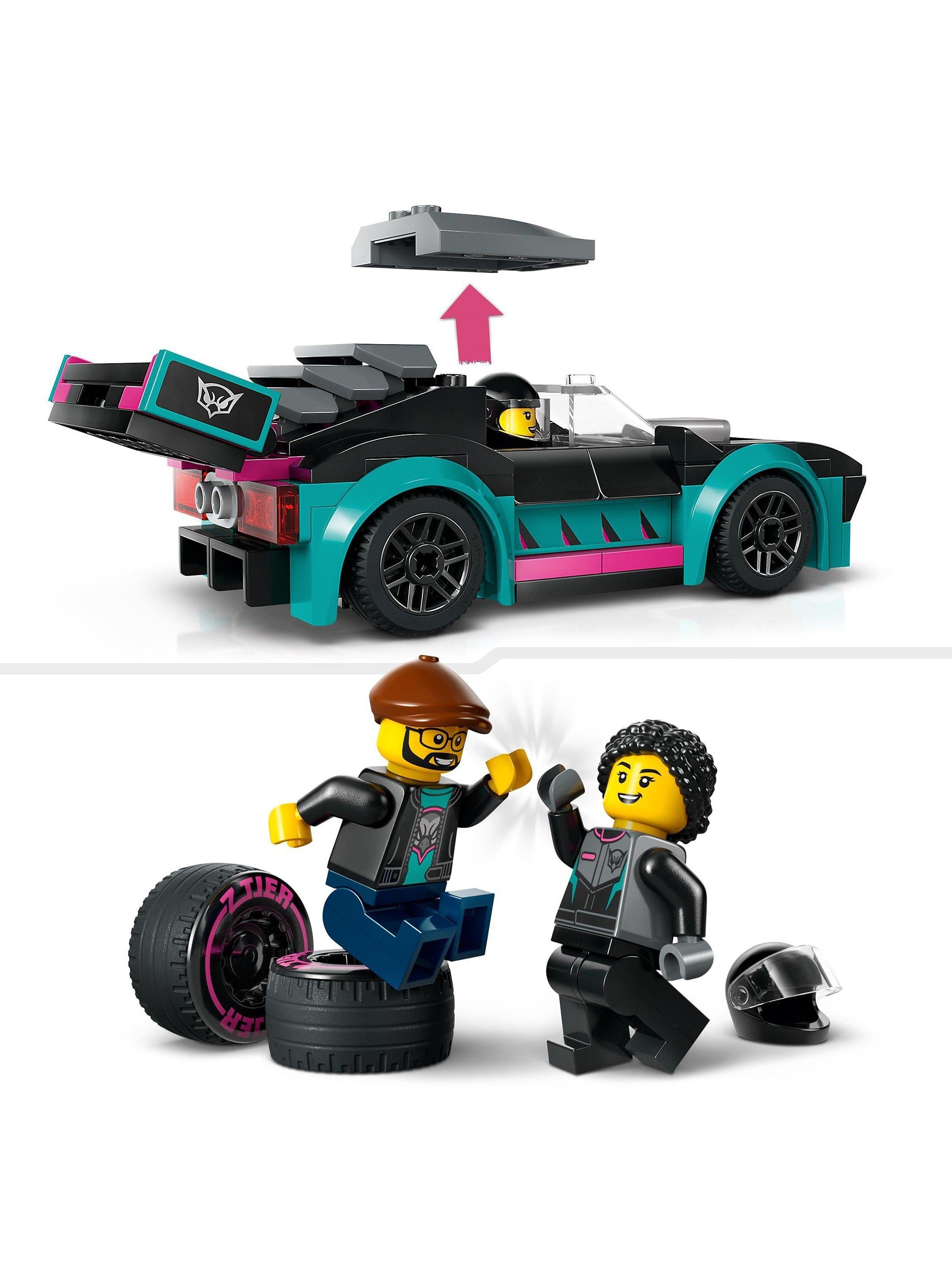 LEGO City 60406 Race Car and Car Carrier Truck