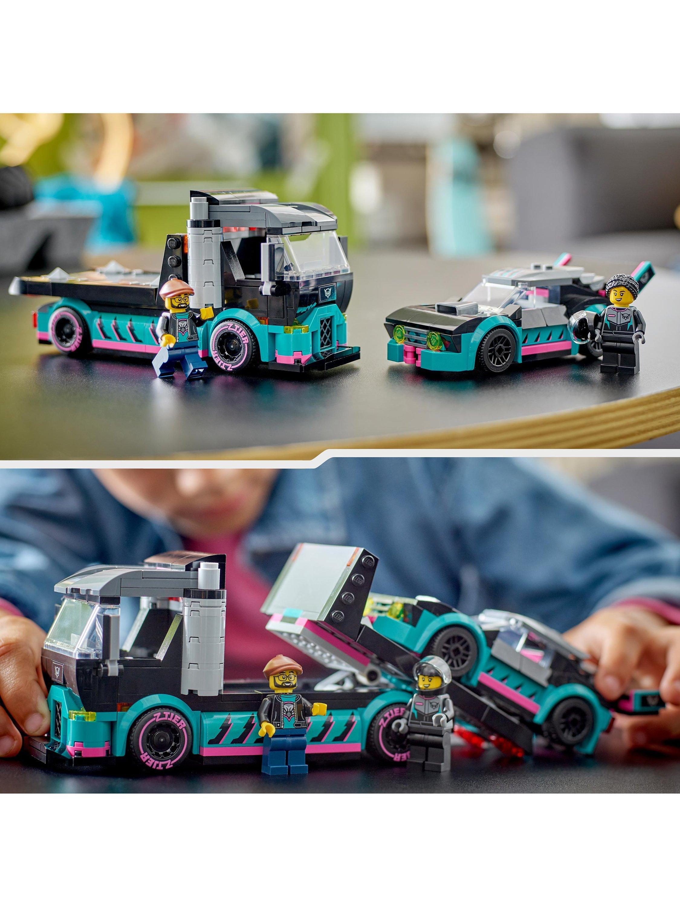 LEGO City 60406 Race Car and Car Carrier Truck