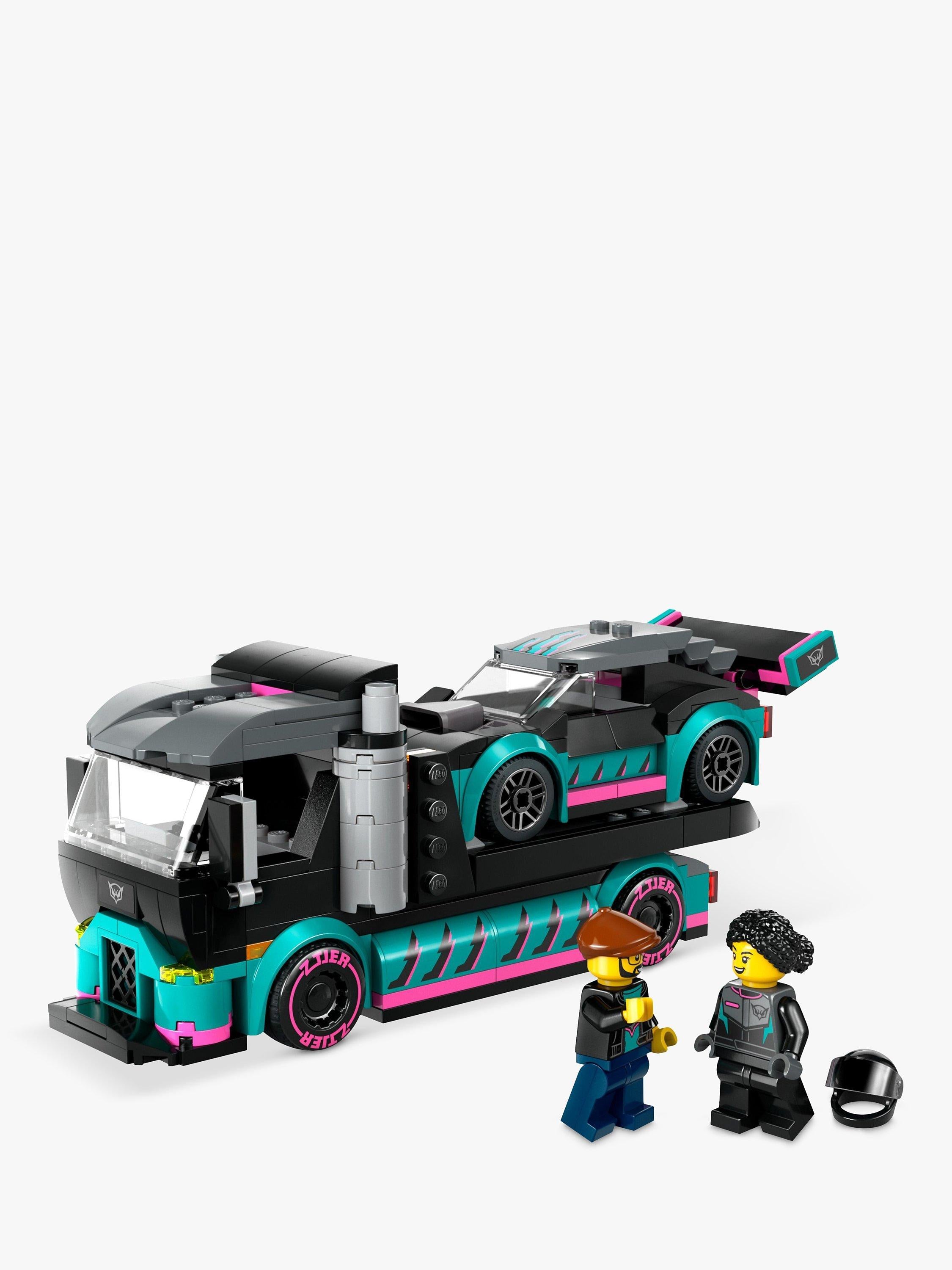 LEGO City 60406 Race Car and Car Carrier Truck