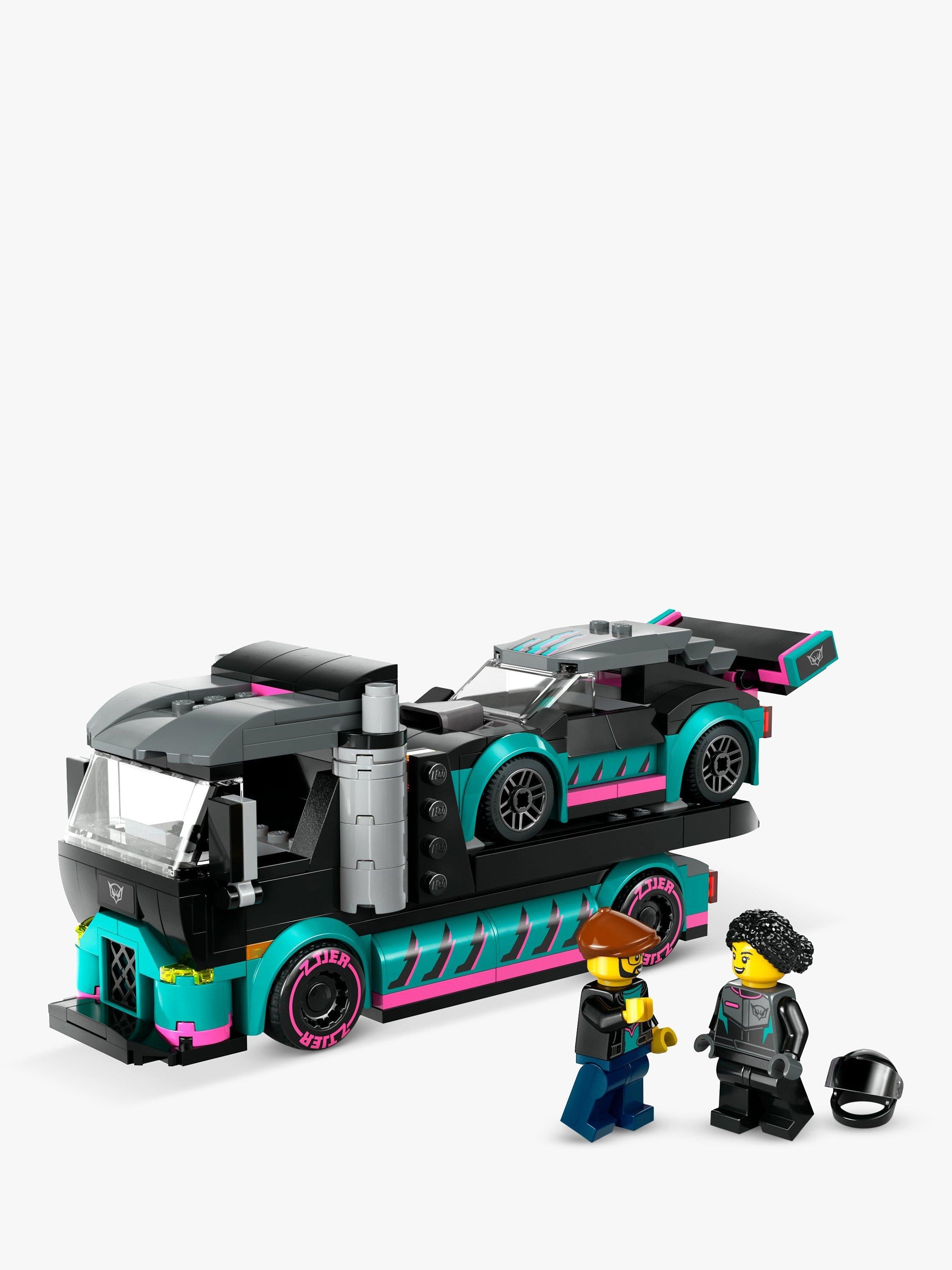LEGO City 60406 Race Car and Car Carrier Truck
