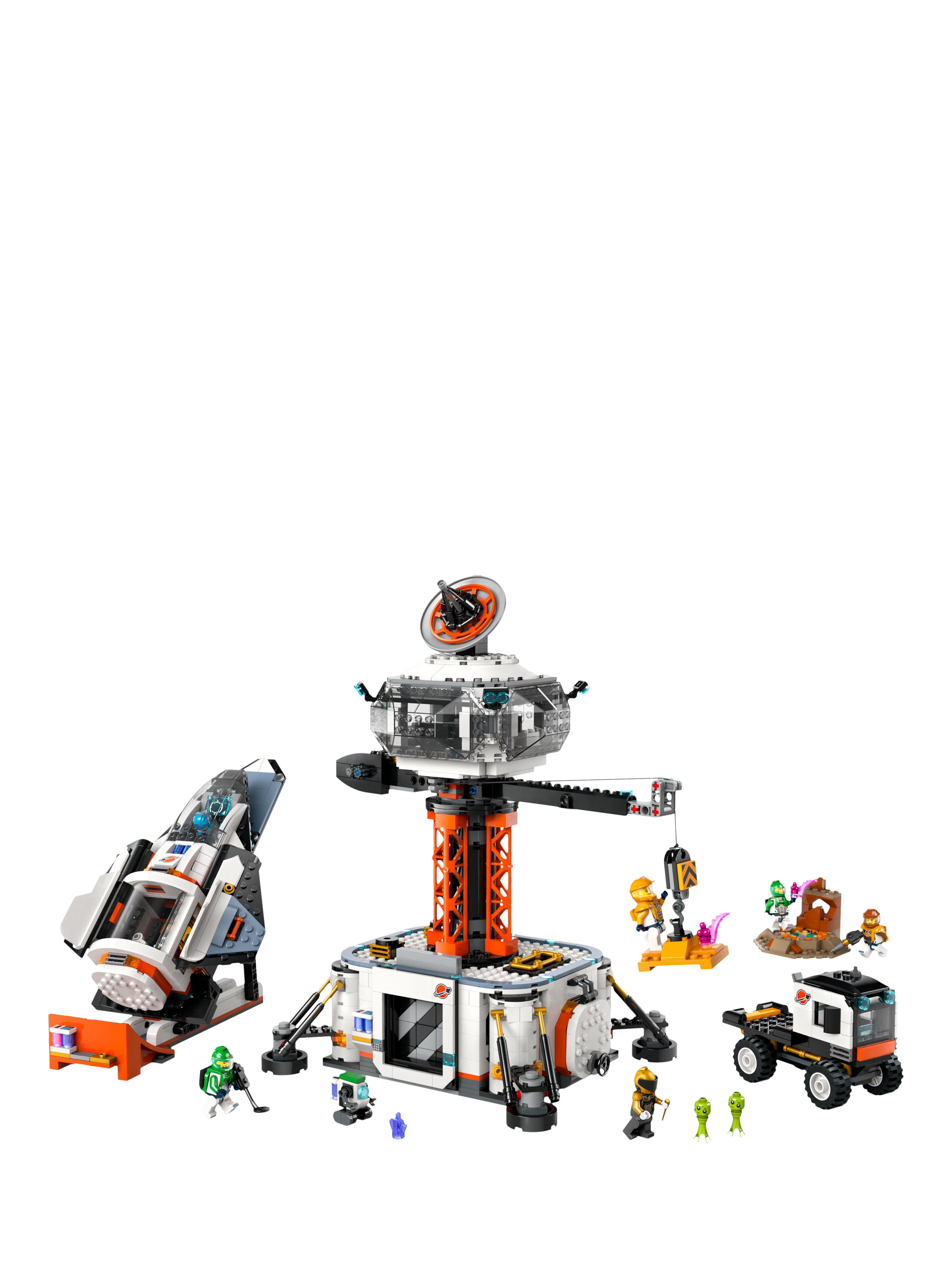 LEGO City Space Base and Rocket Launchpad Toy Playset 60434