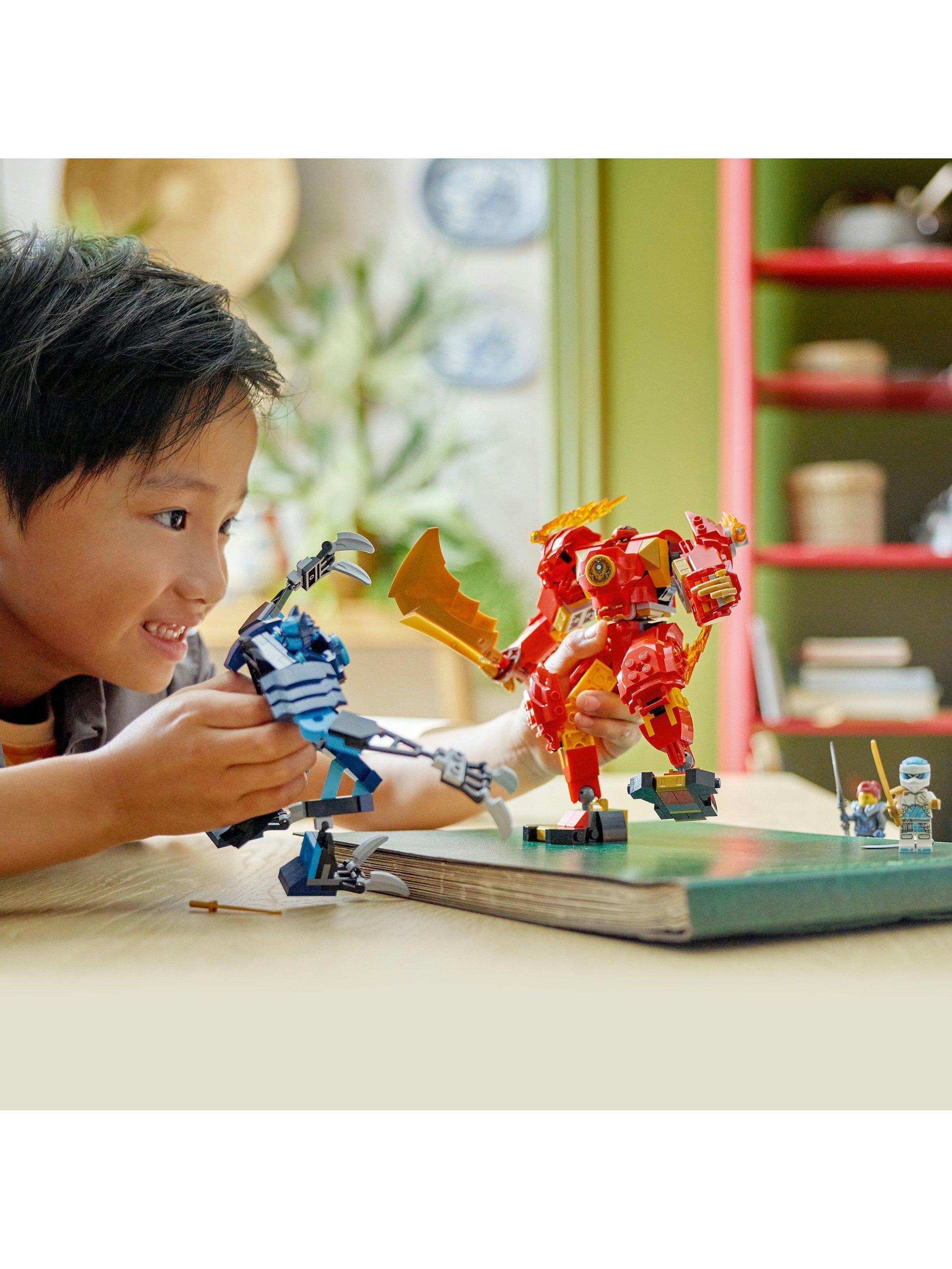 LEGO NINJAGO Kai’s Elemental Fire Mech Ninja Toy Set 71808