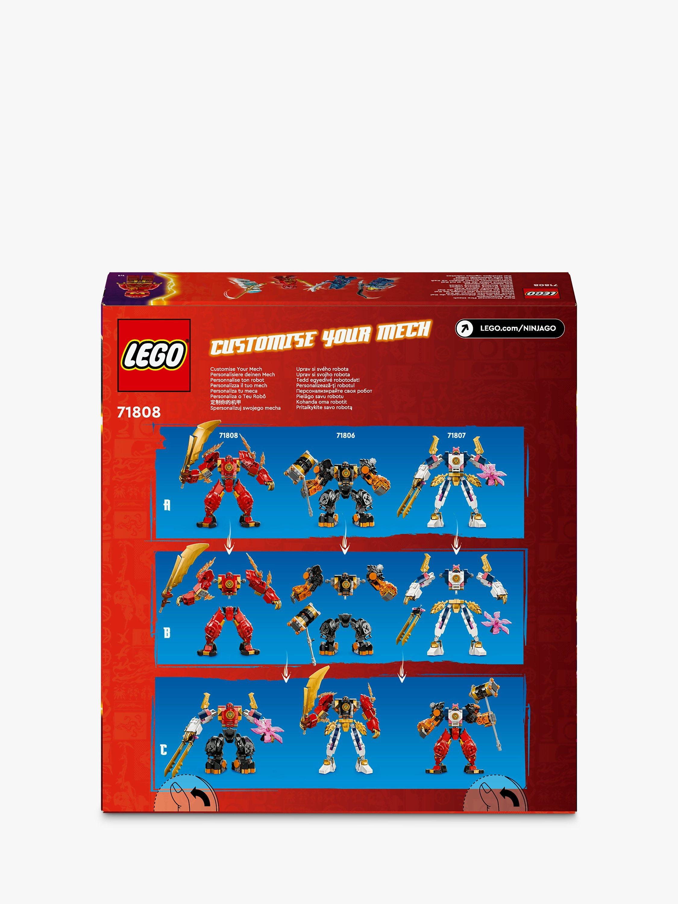 LEGO NINJAGO Kai’s Elemental Fire Mech Ninja Toy Set 71808