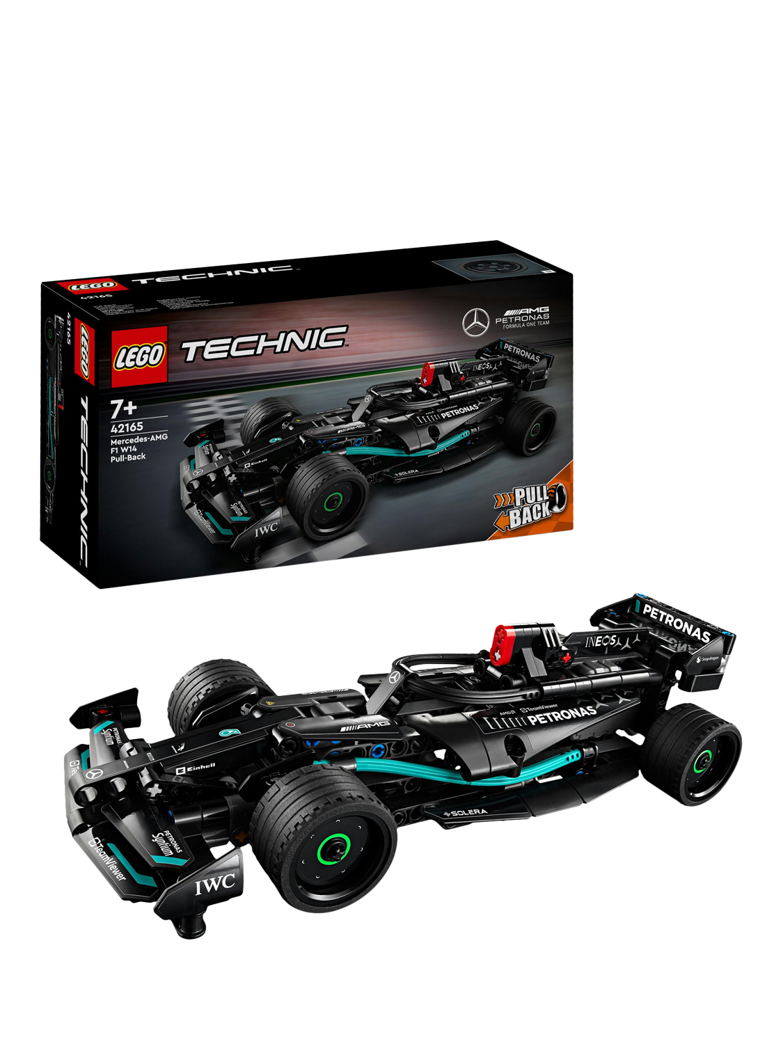 LEGO Technic 42165 Mercedes-AMG F1 W14 E Performance Race Car Pull-Back Set