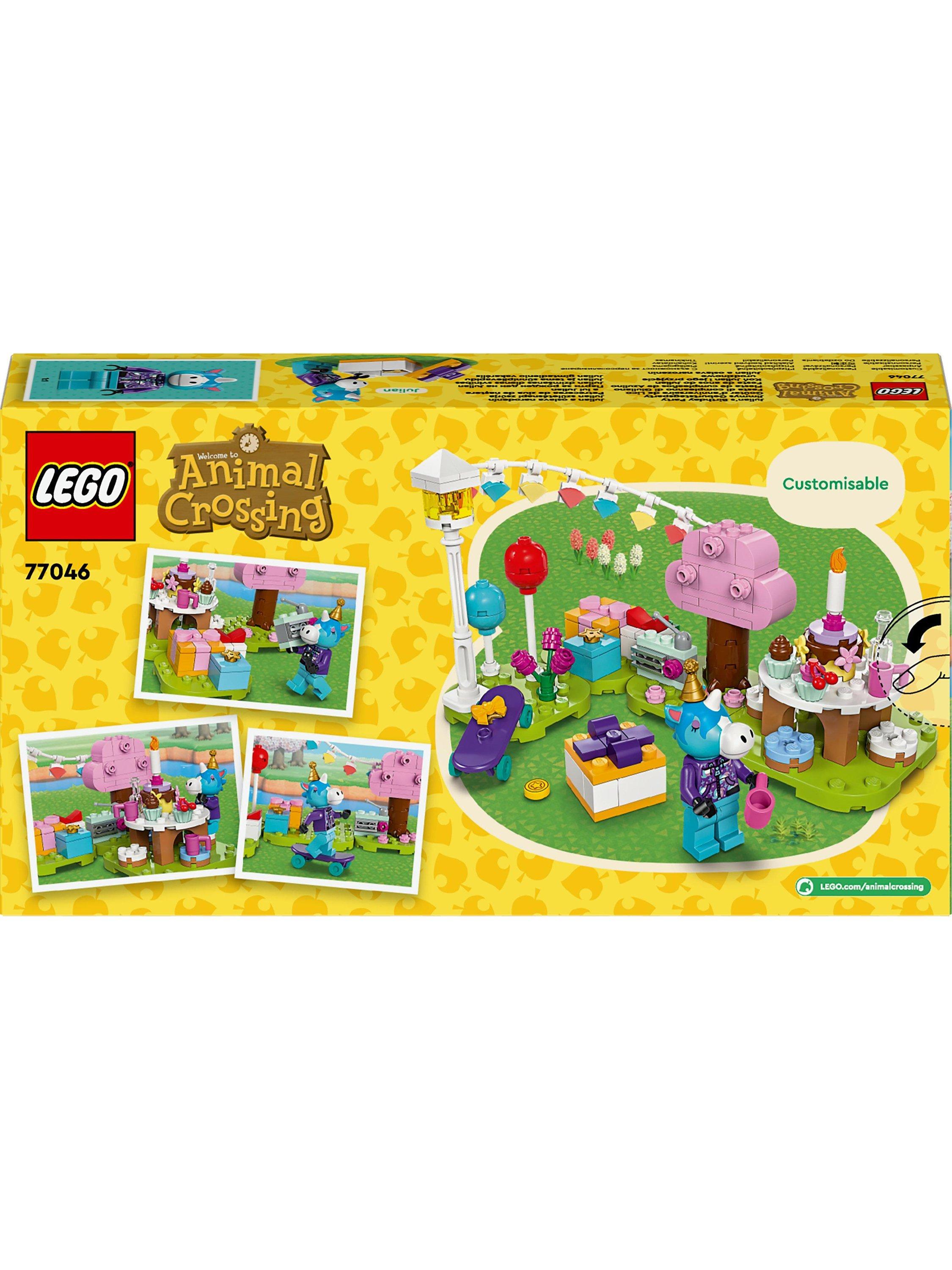 LEGO Animal Crossing Julian’s Birthday Party Toy Set 77046
