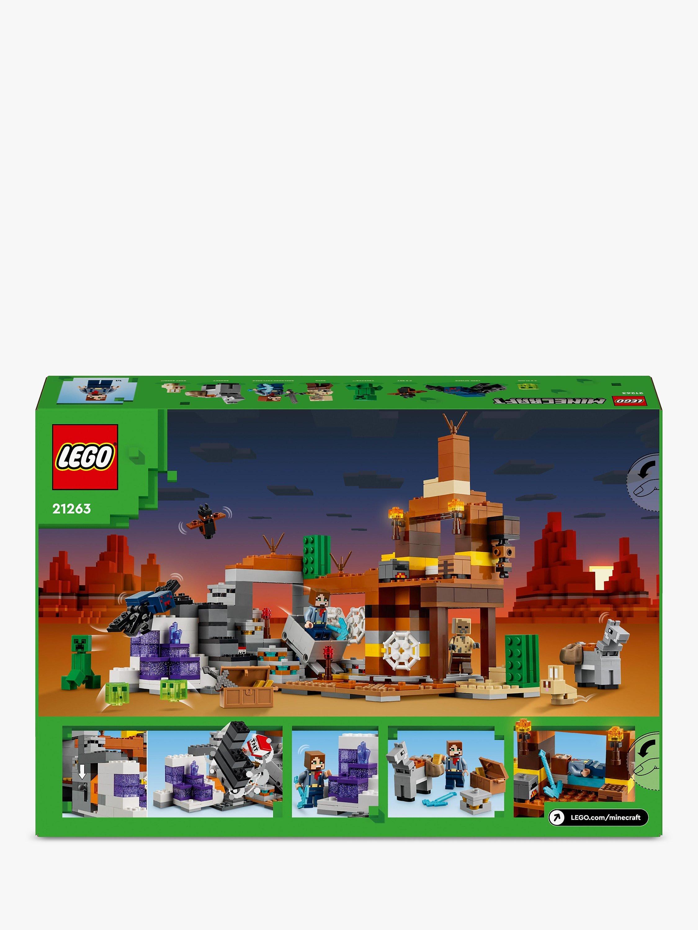LEGO Minecraft The Badlands Mineshaft Video-Game Toy 21263