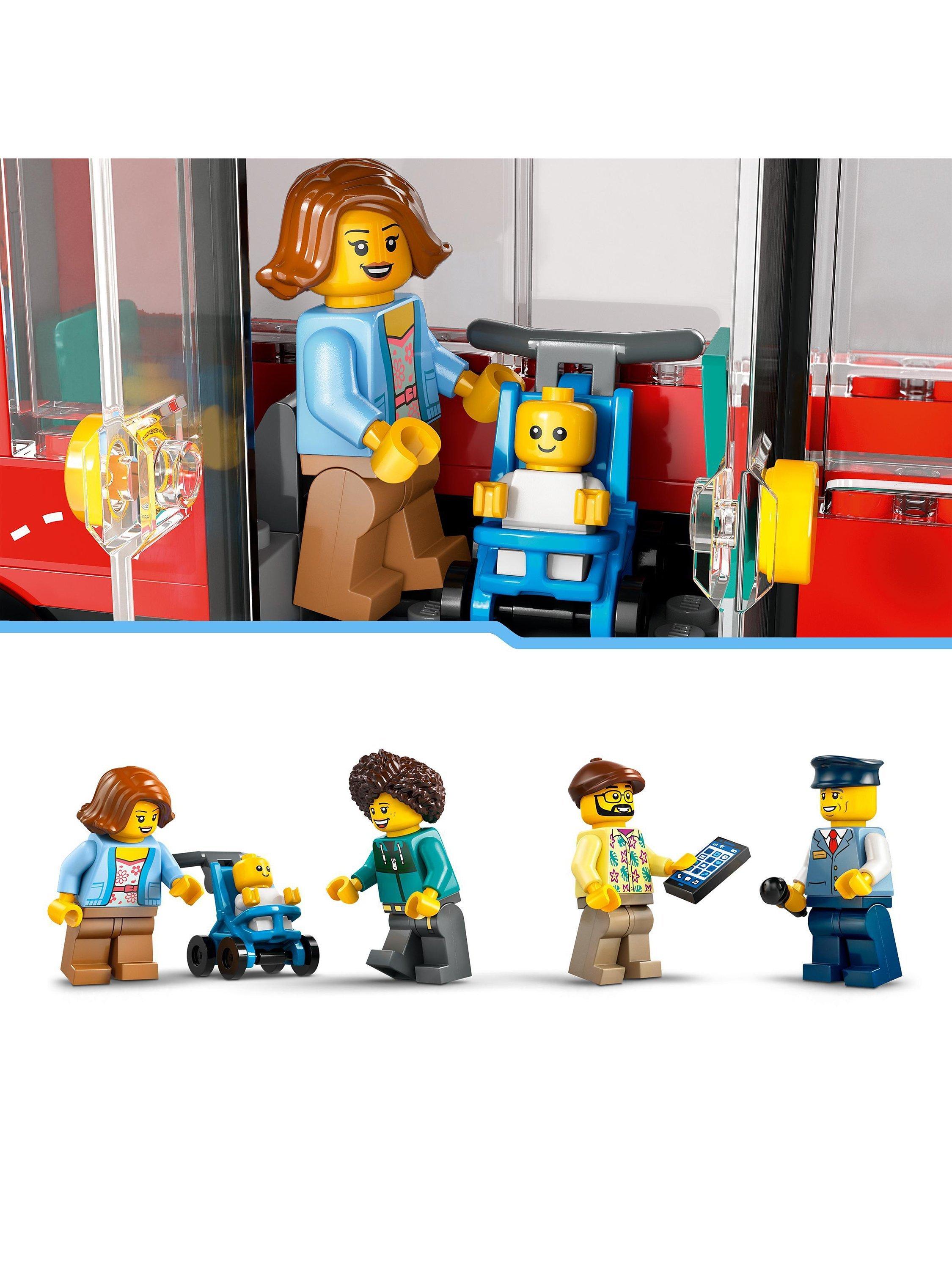 LEGO City Red Double-Decker Sightseeing Bus Toy Set 60407 - Sense42 Beauty and Health
