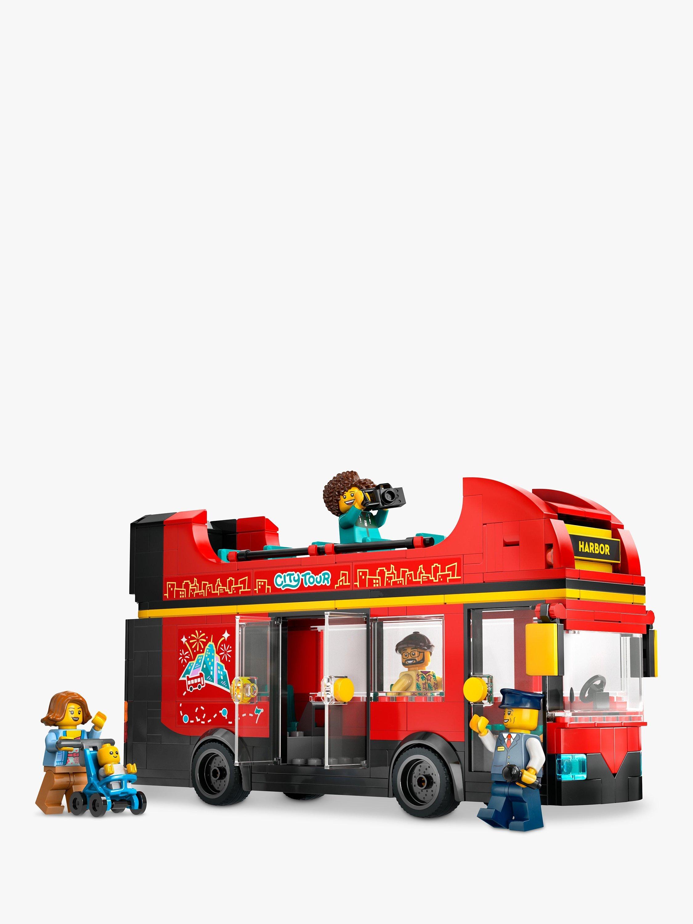 LEGO City Red Double-Decker Sightseeing Bus Toy Set 60407 - Sense42 Beauty and Health