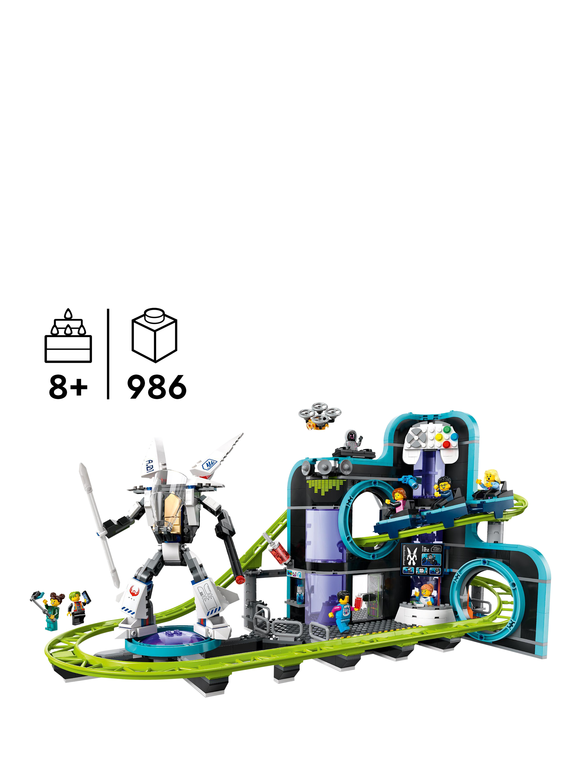 LEGO City Robot Roller Coaster Park - Sense42 Beauty and Health
