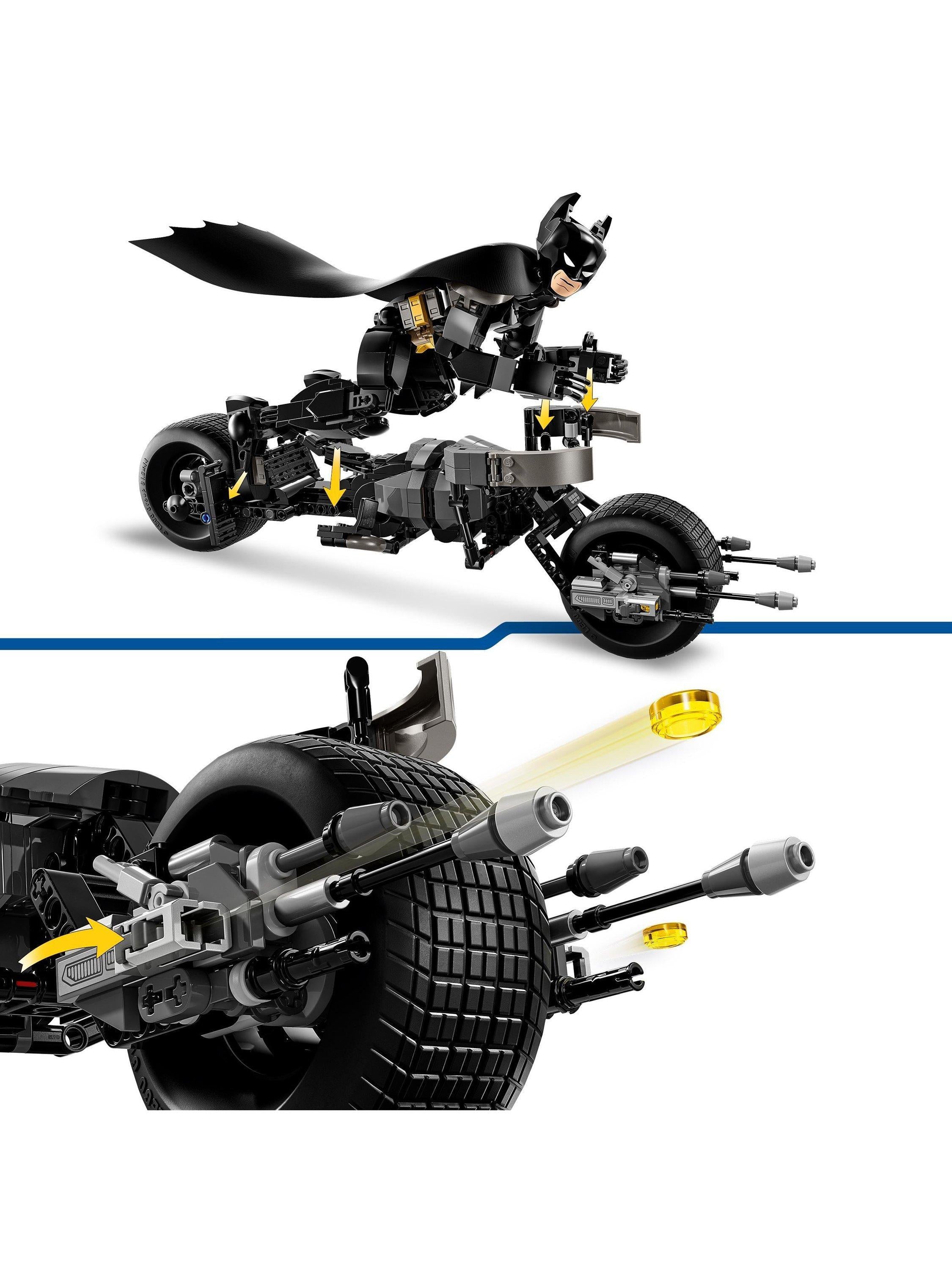 LEGO DC 76273 Batman Construction Figure and the Bat-Pod Bike