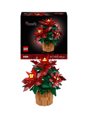 LEGO Botanicals Poinsettia Plant Set for Adults 10370