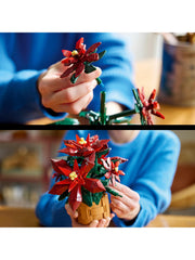 LEGO Botanicals Poinsettia Plant Set for Adults 10370