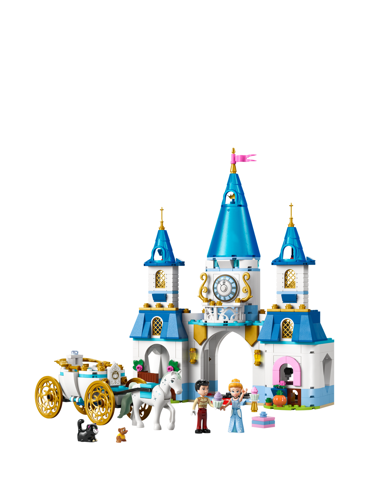 LEGO Disney 43275 Disney Princess Cinderella’s Castle & Horse Carriage Building Playset - Sense42 Beauty and Health