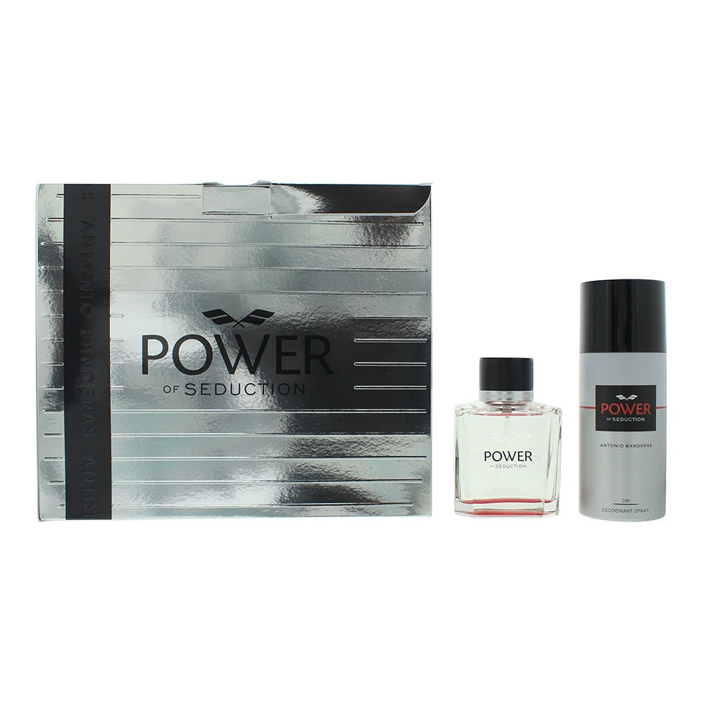 Antonio Banderas Power of Seduction Gift Set 100ml EDT + 150ml Deodorant Spray