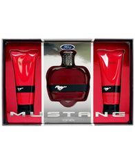 Mustang Red Gift Set 100ml EDT + 100ml Aftershave Balm + 100ml Body Wash