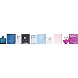 Versace Mini Set Gift Set 5ml Dylan Purple EDP + 5ml Bright Crystal EDT + 5ml Eau Fraiche EDT + 5ml Pour Homme EDT + 5ml Eros EDT