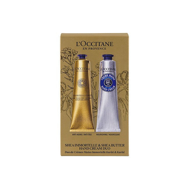 L'Occitane en Provence Hand Cream Gift Set 30ml Immortelle + 30ml Shea