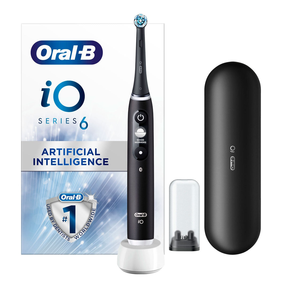 Oral-B iO Series 6 Ultimate Clean Electric Toothbrush, Black - Sense42 Beauty and Health