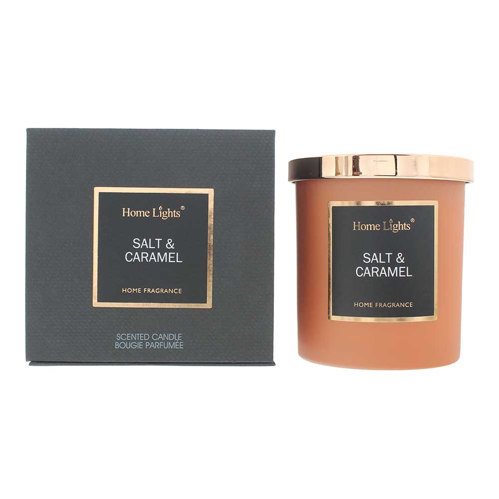 Home Lights Salt & Caramel Scented Candle 215g