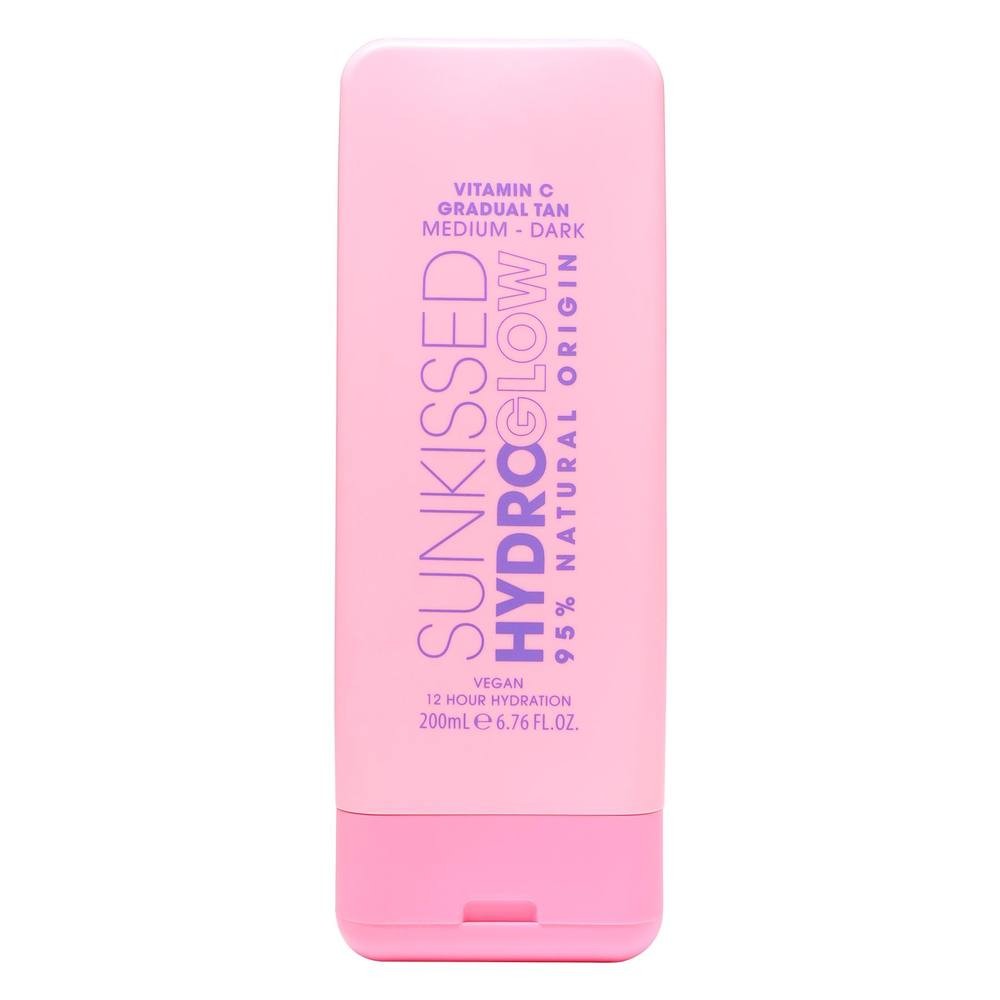 Sunkissed HydroGlow Vitamin C 12 Hour Hydration Gradual Tan Lotion 200ml - Medium/Dark