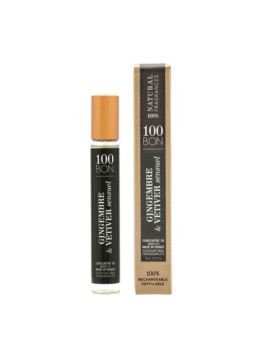 100BON Gingembre & Vétiver Sensuel Eau de Parfum Concentrate 15ml Spray